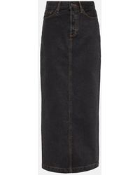 Wardrobe NYC - Denim Maxi Skirt - Lyst