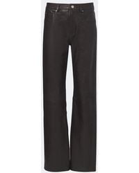 Arma - Jean Leather Straight Pants - Lyst