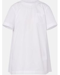 Sacai - Poplin Minidress - Lyst