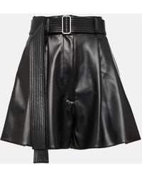 Alex Perry - Pace High-Rise Pleated Shorts - Lyst