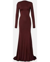 David Koma - Gathered Jersey Gown - Lyst