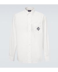Ralph Lauren - Embroidered Cotton Poplin Shirt - Lyst