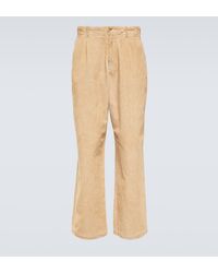 Our Legacy - Borrowed Wide-leg Cotton And Linen Pants - Lyst