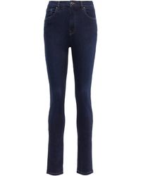 Y. Project Panelled High-rise Skinny Jeans - Blue