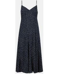 Polo Ralph Lauren - Abito Midi Con Stampa Floreale - Lyst