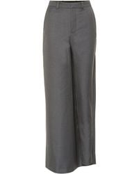 Y. Project High-rise Wool-blend Skirt - Grey