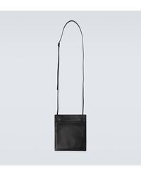 The Row - Pocket Leather Crossbody Bag - Lyst