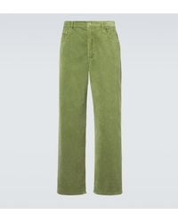 AURALEE - Cotton Corduroy Straight Pants - Lyst