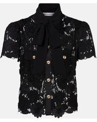 Self-Portrait - Lace Top - Lyst