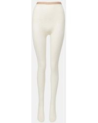 Valentino - Strumpfhose Aus Einem Wollgemisch - Lyst