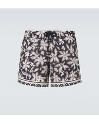 Commas - Printed Swim Trunks - Lyst