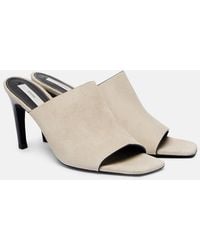 TOTEME - Suede Mules - Lyst