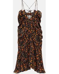 Isabel Marant - Presly Floral Silk-blend Minidress - Lyst