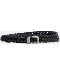 Etro - Braided Leather Belt - Lyst