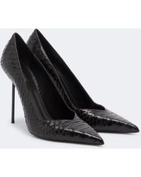 Paris Texas - Lidia Croc-Effect Leather Pumps - Lyst