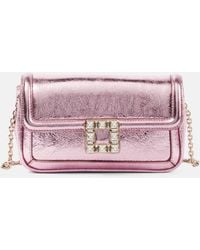 Roger Vivier - Jeu De Fille Leather Shoulder Bag - Lyst