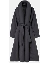 Alaïa - Abrigo Acolchado De Gabardina De Algodon - Lyst