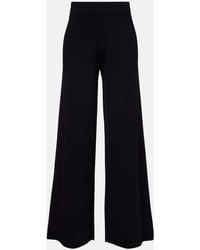 Max Mara - Lama Crepe Wide-Leg Pants - Lyst