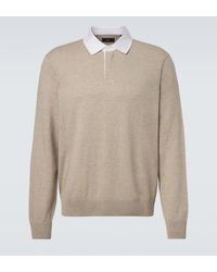 dunhill - Pullover Aus Kaschmir Und Leinen - Lyst