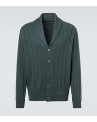 Kiton - Rib-Knitted Cashmere Cardigan - Lyst