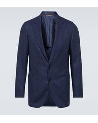 Canali - Silk And Cashmere Blazer - Lyst