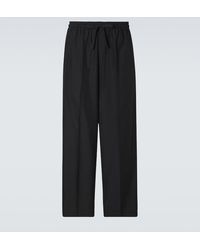 Umit Benan - Julian Silk Straight Pants - Lyst