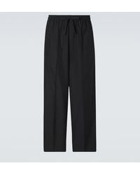 Umit Benan - Julian Silk Straight Pants - Lyst