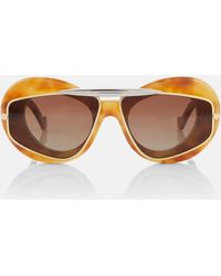 Loewe - Wing Aviator Sunglasses - Lyst