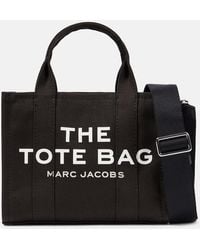 Marc Jacobs - Borsa tote in tela nera - Lyst