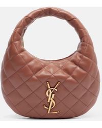 Saint Laurent - Icarino Leather Top-Handle Bag - Lyst