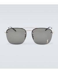Saint Laurent - Sl 309 M Aviator Sunglasses - Lyst