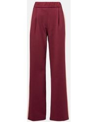 Dries Van Noten - High-Rise Cotton-Blend Wide-Leg Pants - Lyst