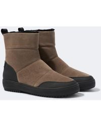 Bogner - Shearling-Lined Suede Ankle Boots - Lyst
