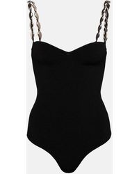 Galvan London - Crystal Wave Bodysuit - Lyst
