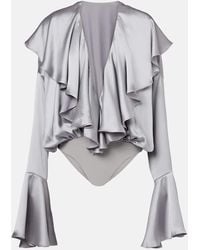 Norma Kamali - Body Aus Satin - Lyst