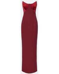 Safiyaa - Drew Crepe Corset Gown - Lyst