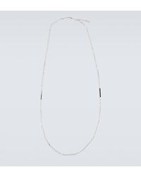 Saint Laurent - Collier Tube Embellished Necklace - Lyst