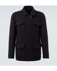 Tom Ford - Mantel Aus Schurwolle - Lyst