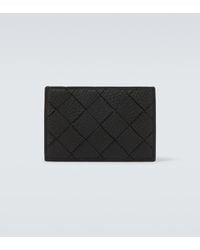 Bottega Veneta - Intrecciato Leather Card Holder - Lyst