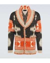Alanui - Icon Jacquard Cashmere And Linen Cardigan - Lyst