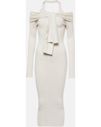 Jacquemus - La Robe Doble Wool-blend Midi Dress - Lyst