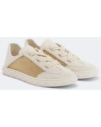 Jimmy Choo - Diamond Light Flex Suede Sneakers - Lyst