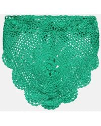 Anna Kosturova - Triangular Crochet Top - Lyst