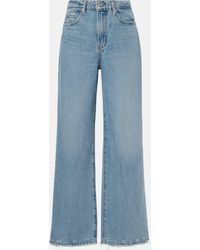 FRAME - Le Jane High-Rise Wide-Leg Jeans - Lyst