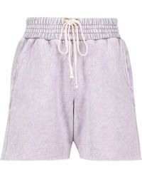 Les Tien - Cotton Fleece Shorts - Lyst