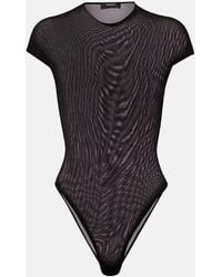 Wardrobe NYC - Sheer Technical Bodysuit - Lyst