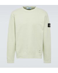 Stone Island - Tinto Terra Cotton Jersey Sweatshirt - Lyst