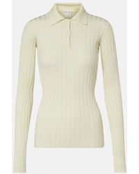 Calvin Klein - Amber Wool Polo Sweater - Lyst