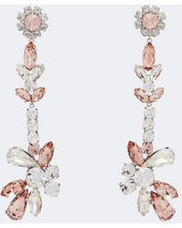 Erdem - Crystal-Embellished Drop Earrings - Lyst