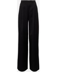 Max Mara - Cono High-Rise Wide-Leg Pants - Lyst